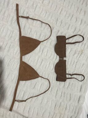 Retrofete Brown Suede Bra Tops (50/each)
